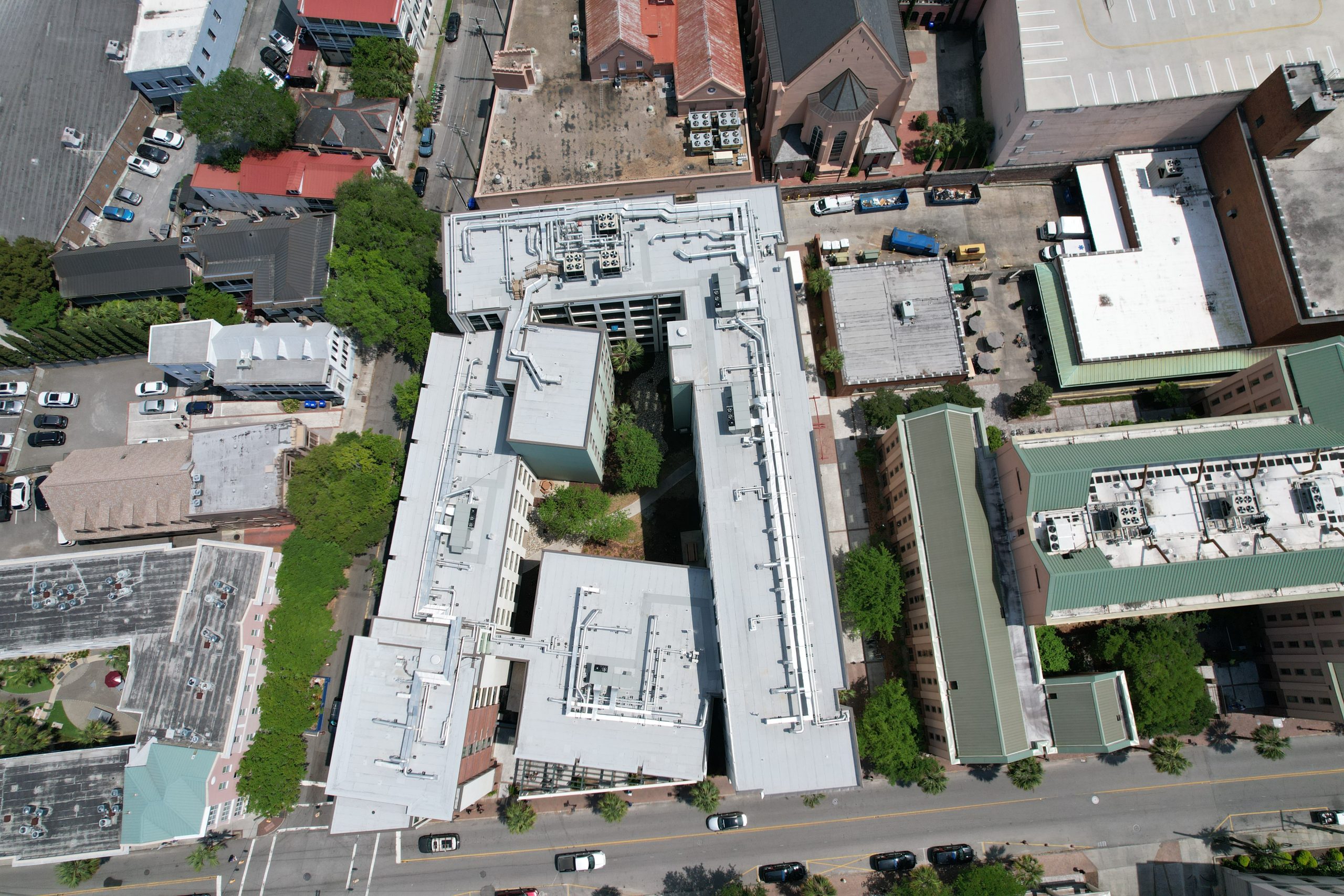 Modified bitumen roofing